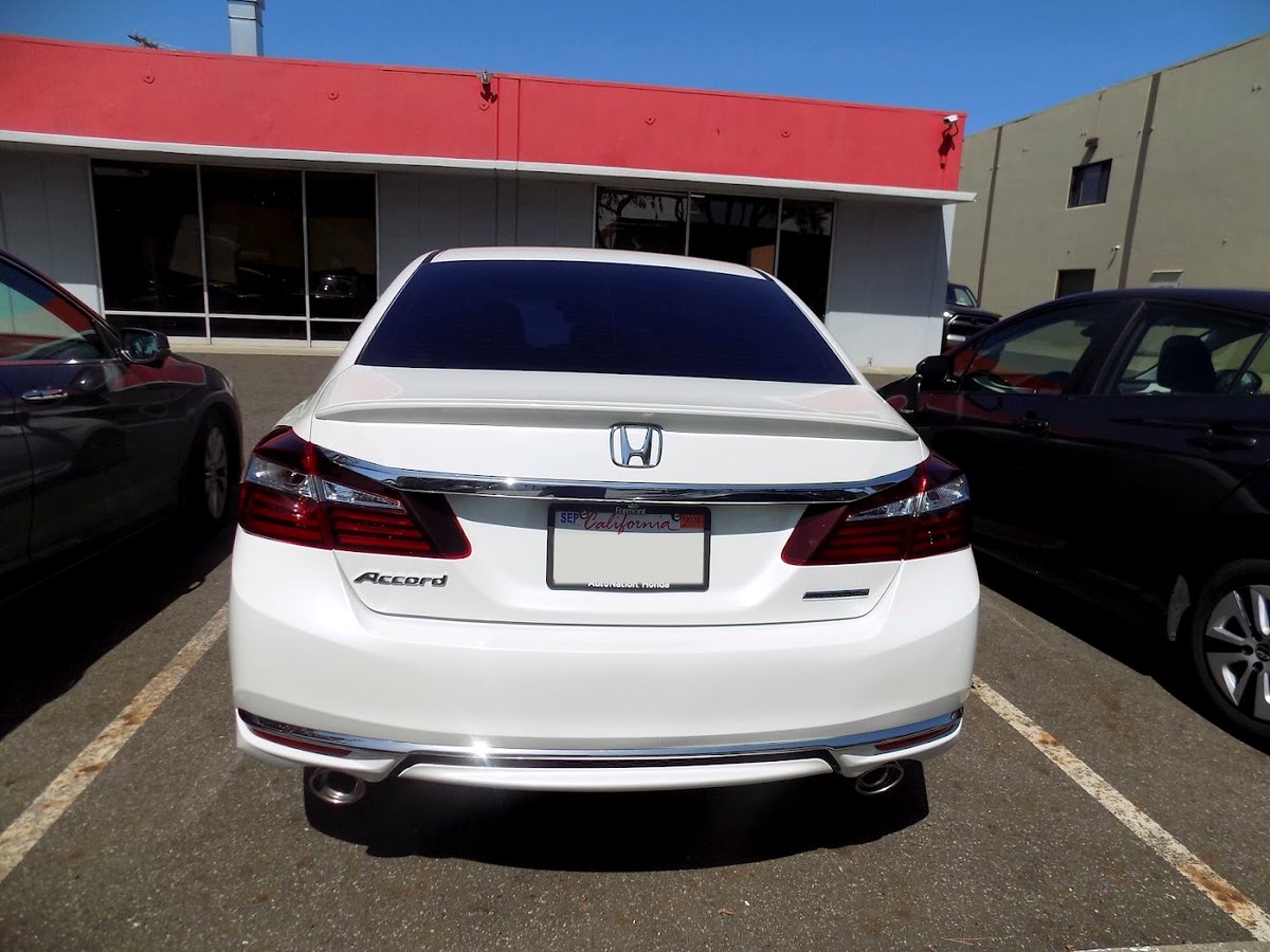 The same 2017 Honda Accord after its insurance repair at Almost Everything